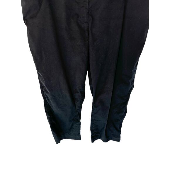 Talbots‎ Woman Plus Heritage Black Basic Classic Casual Cropped Pants Size 18W - Picture 4 of 13
